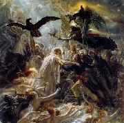 Girodet-Trioson, Anne-Louis Ossian Receiving the Ghosts of French Heroes